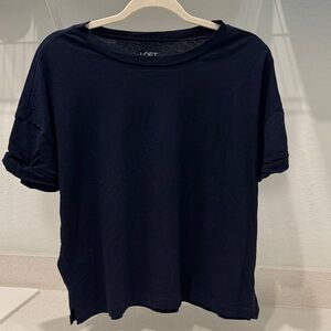 LOFT Blue Short Sleeve Tee